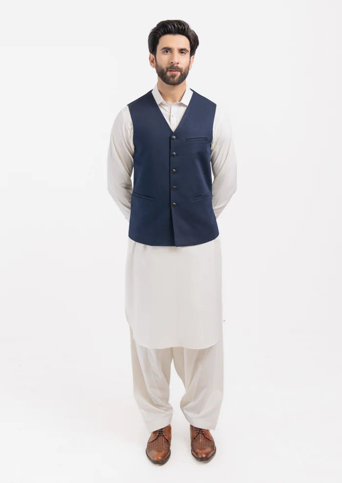 N-Blue-Blended-Waist Coat