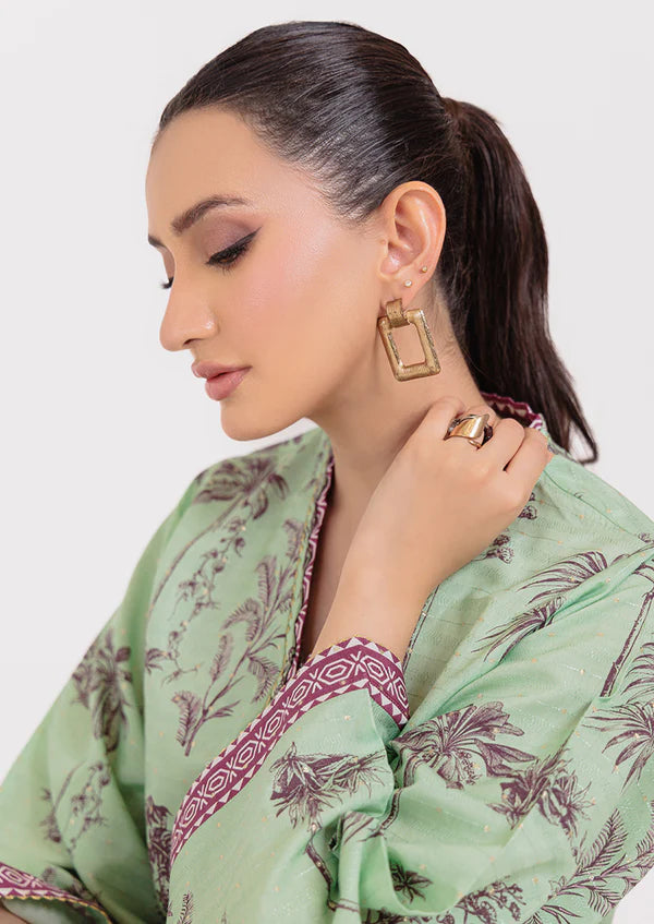 L-Green-Lurex-2 Piece